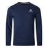 Aquascutum ACTIVE SMALL LOGO CREW FW23 SW006 11 Navy Blue Jumper Mens S