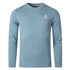 Aquascutum ACTIVE SMALL LOGO CREW FW23 SW006 18 Blue Jumper Mens S