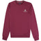 Aquascutum ACTIVE SMALL LOGO CREW FW23 SW006 26 Burgundy Jumper Mens S