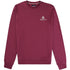 Aquascutum ACTIVE SMALL LOGO CREW FW23 SW006 26 Burgundy Jumper Mens S