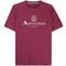 Aquascutum ACTIVE BIG LOGO T-SHIRT FW23 TS001 26 Burgundy T-Shirt Mens M