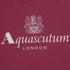 Aquascutum ACTIVE BIG LOGO T-SHIRT FW23 TS001 26 Burgundy T-Shirt Mens M