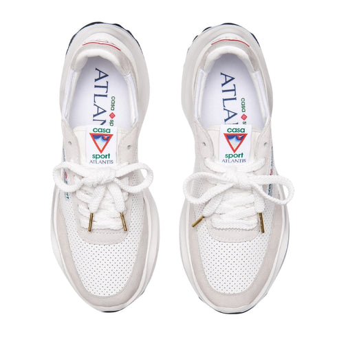 Casablanca Atlantis Sneaker White Af22 Snk 002 01 4 002 White Shoes Womens