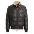 Parajumpers ALF LEATHER PMJKLE03 736 PHANTOM DARK GREY LEATHER JACKET Mens L