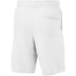 Nike Large Swoosh Logo White Sweat Shorts S
