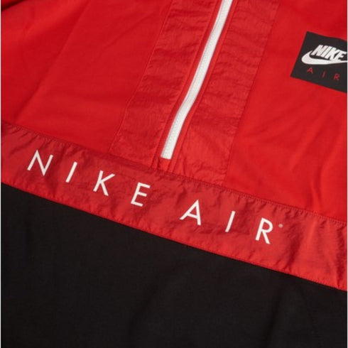 NIKE AT5290-657 657 RED/BLACK NIKE AIR 1/2 ZIP PULLOVER TOP AT5290 MENS XL