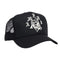 Amiri Reaper White Branded Logo Black Trucker Hat One Size