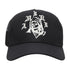 Amiri Reaper White Branded Logo Black Trucker Hat One Size