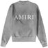 Amiri Aged Puff Logo Grey Sweatshirt S