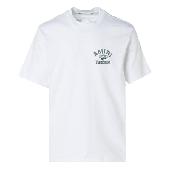 Amiri Global Records Logo White T-Shirt M