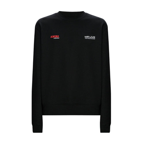 Amiri Drum Machine Black Crewneck Jumper S