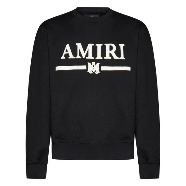 Amiri MA Bar Appique Logo Black Sweatshirt XS