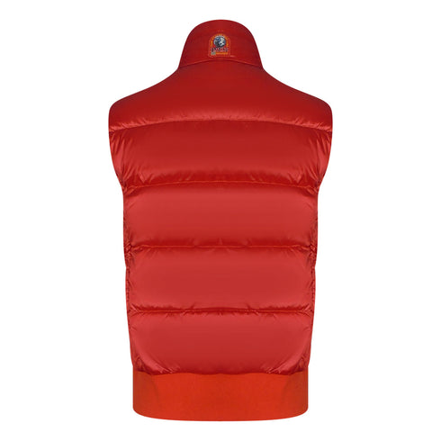 Parajumpers Ali Red Down Gilet Jacket S