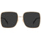 Jimmy Choo Aliana RHL IR Gold Sunglasses 59/18/15