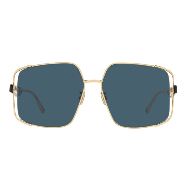 Dior Archidior S1U Cd40037U B0B0 10V Gold Frame Blue Lens Sunglasses Womens