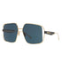 Dior Archidior S1U Cd40037U B0B0 10V Gold Frame Blue Lens Sunglasses Womens