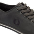 Fred Perry Kingston Twill Gunmetal Grey Shoes UK 7