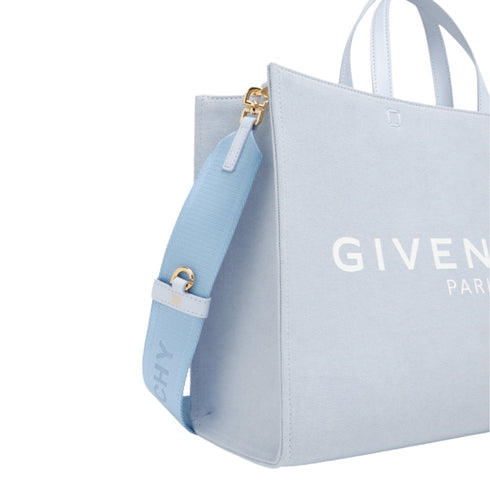 Givenchy G Tote Cloud Blue Medium Tote Bag