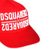 DSQUARED2 BCM0340 4065 Dsquared2 25th Anniversary Reverse Logo Baseball Cap 4065 RED Hat One Size