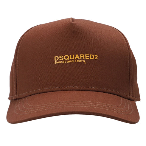 Dsquared2 Sweat and Tears Logo Brown Cap BCM04112093