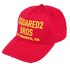 DSQUARED2 BCM0517 4065 Dsquared2 Bros Of Toronto Baseball Cap 4065 RED Hat One Size
