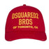 DSQUARED2 BCM0517 4065 Dsquared2 Bros Of Toronto Baseball Cap 4065 RED Hat One Size