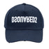 DSQUARED2 BCM0658 M2186 Reverse Logo Cap M2186 NAVY/WHITE Hat One Size