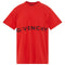 Givenchy Embroidered Logo Oversized Red T-Shirt L