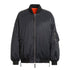 Parajumpers BOMB PWJKIN32 Reversible Jacket R028 PENCIL - CARROT Black - Reverse Side Orange Oversize Down Bomber Jacket Womens S