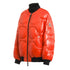 Parajumpers BOMB PWJKIN32 Reversible Jacket R028 PENCIL - CARROT Black - Reverse Side Orange Oversize Down Bomber Jacket Womens S