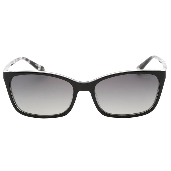 Banana Republic Grey SF Polarized Lens Black CRY Style Sunglasses One Size