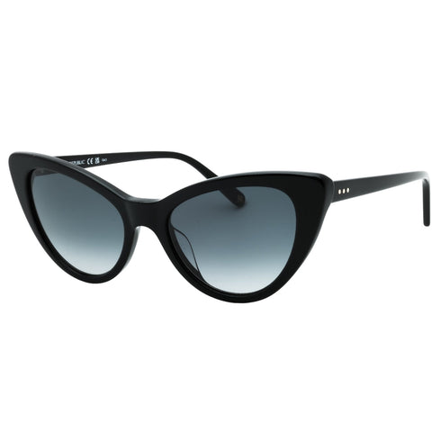 Banana Republic Dark Grey SF Lens Black Cat Eye Sunglasses One Size