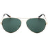 Banana Republic Green Lensed Light Gold Sunglasses One Size