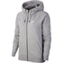Nike Swoosh Logo Hooded Grey Zip-Up Hoodie S