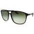 BMW Dark Havana Brown Frame Gradient Green Lens Sunglasses BW0001P