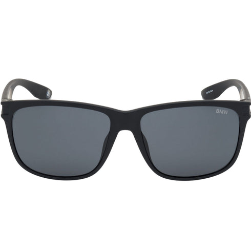 BMW Matte Black Framed Smoke Polarised Lensed Sunglasses BW0003 02D