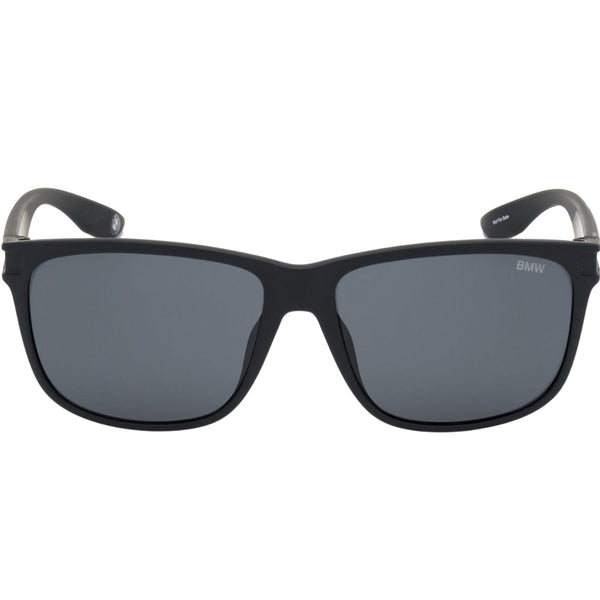BMW Matte Black Framed Smoke Polarised Lensed Sunglasses BW0003 02D
