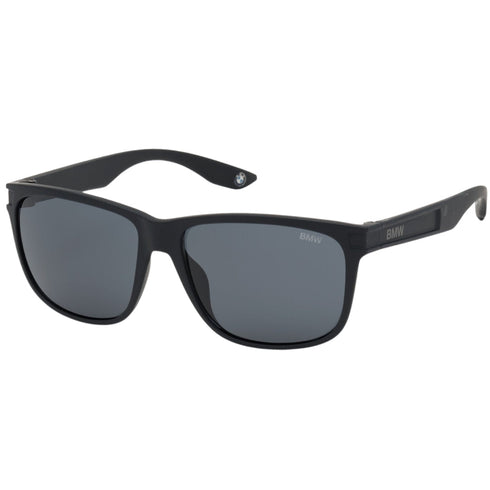 BMW Matte Black Framed Smoke Polarised Lensed Sunglasses BW0003 02D