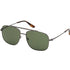 BMW Shiny Gunmetal Framed Green Lensed Sunglasses BW0005 08N