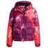 Parajumpers Berry Snow Print Purple Down Jacket S