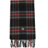 Fred Perry Black Stewart Tartan Scarf C4113 102