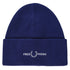 Fred Perry Graphic Logo French Navy Blue Beanie C4114 143