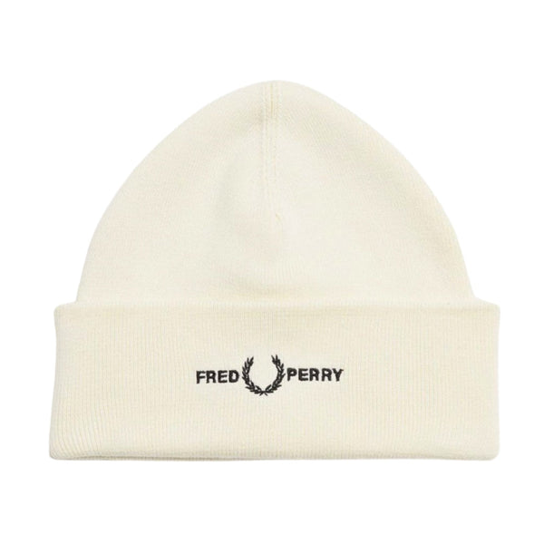 Fred Perry C4114 560 ECRU Beanie Mens One Size