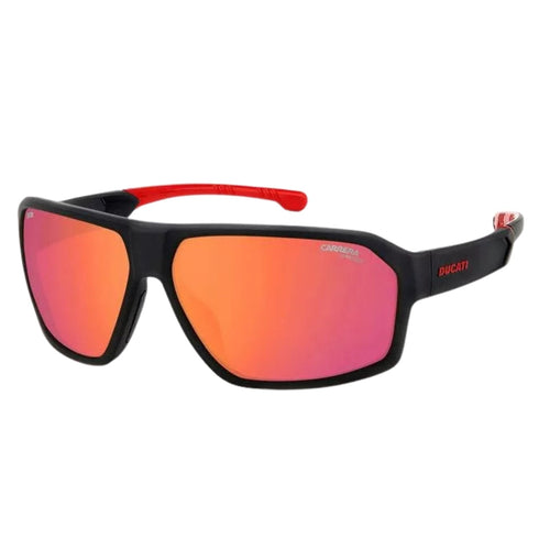 Carrera Ducati Red Multilayer Lens Black Sunglasses One Size