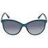 Calvin Klein Crystal Teal Framed Grey Gradient Lensed Sunglasses CK19534S 430