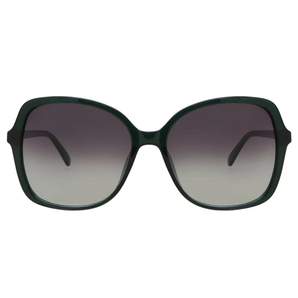 Calvin Klein Emerald Frame Grey Gradient Lens Sunglasses CK19561S 360