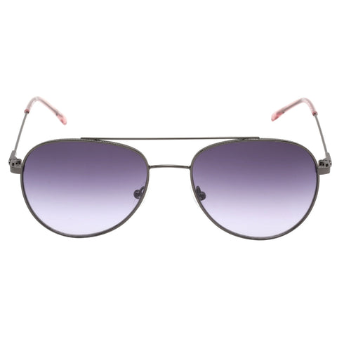 Calvin Klein Purple Gradient Lens Gunmetal Dark Silver Sunglasses CK20120 008