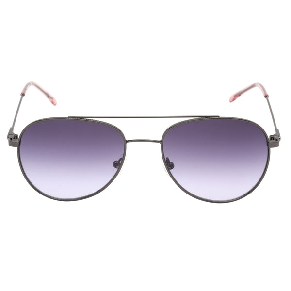 Calvin Klein Purple Gradient Lens Gunmetal Dark Silver Sunglasses CK20120 008