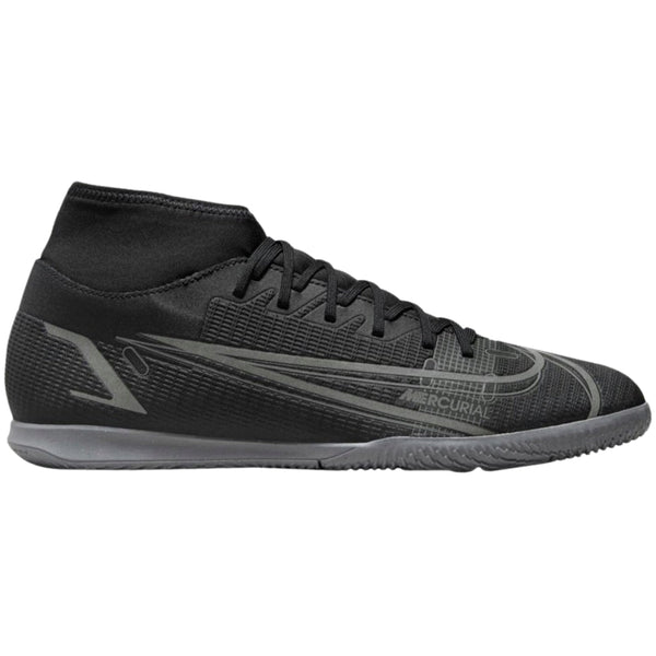 NIKE CV0954 004 Nike Superfly 8 Club IC BLACK/GREY INDOOR FOOTBALL BOOT MENS UK 6