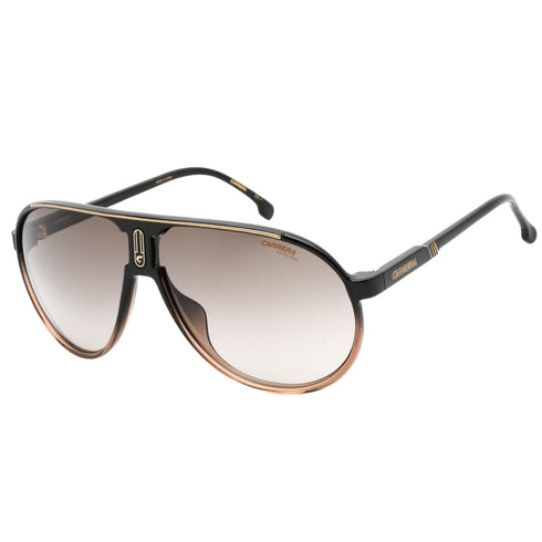 Carrera Brown Gradient Lens Black Detail Brown Sunglasses One Size